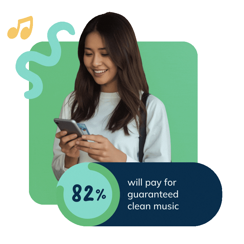 82% will pay for guaranteed clean music Feed.fm Sound of Trust