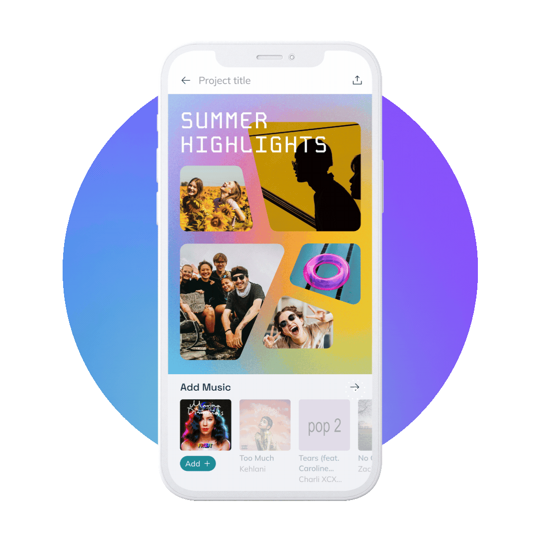 Clips UX graphics animations summer highlights major label