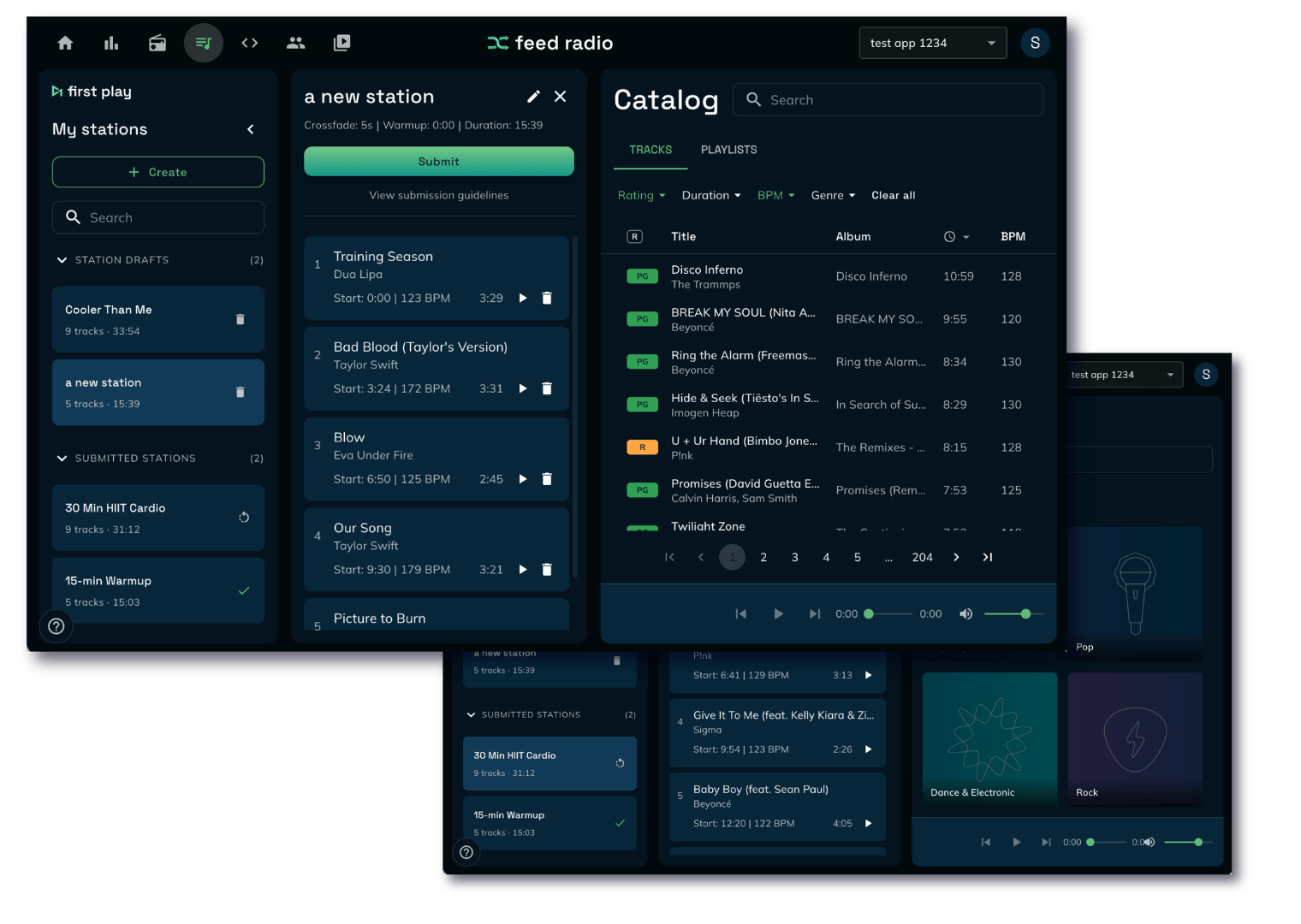 First Play station builder screenshots