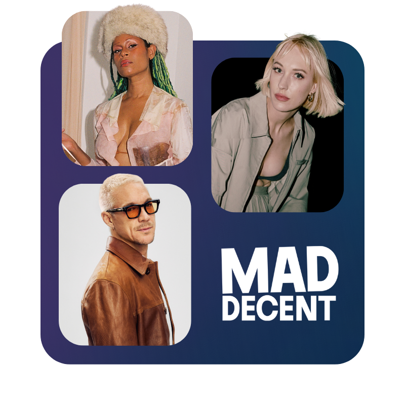 Mad decent website graphics