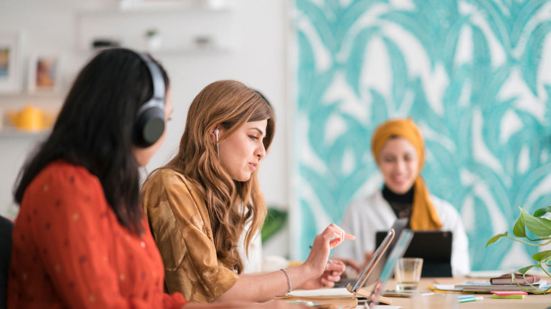 women working on sonic branding for businesses