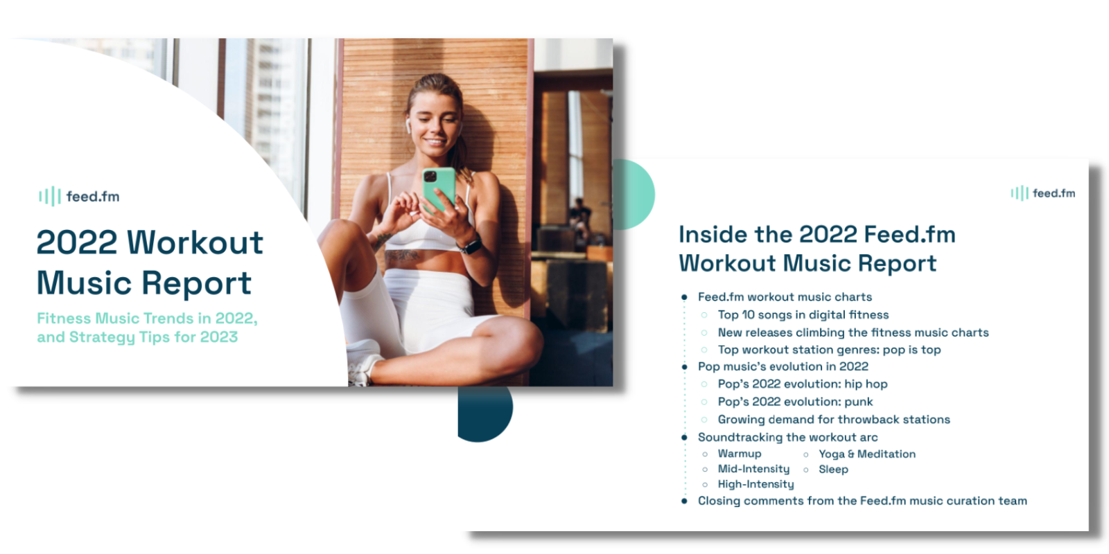 Cover Image Preview of Feed.fm 2022 Wellness and Workout Music Report