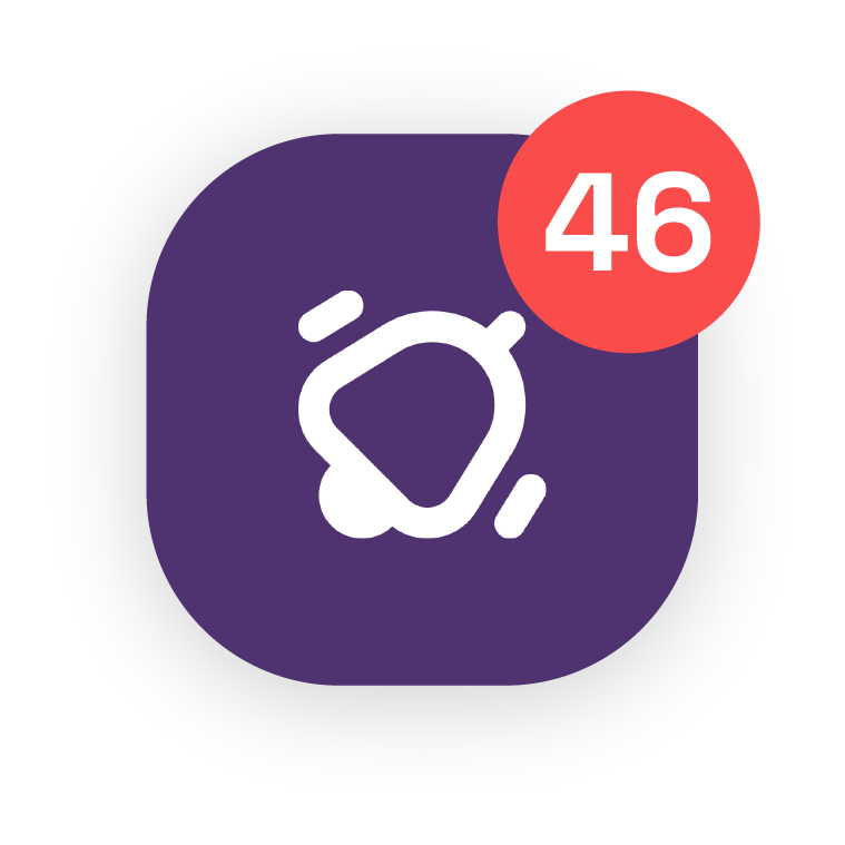 46 app notifications per day