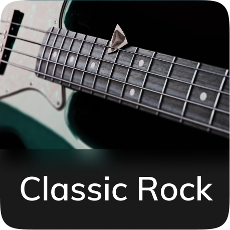 Rock favorites from the twentieth century: Led Zeppelin, The Rolling Stones, The Beatles, etc.
