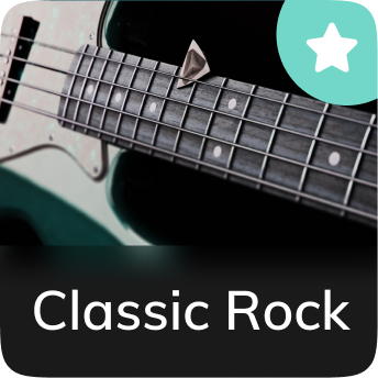 Rock favorites from the twentieth century: Led Zeppelin, The Rolling Stones, The Beatles, etc.