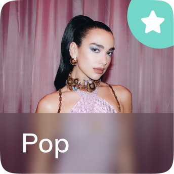 Dance-centric, uplifting pop music with a strong beat (115–125 bpm). Taylor Swift, Dua Lipa, Olivia Rodrigo, etc.