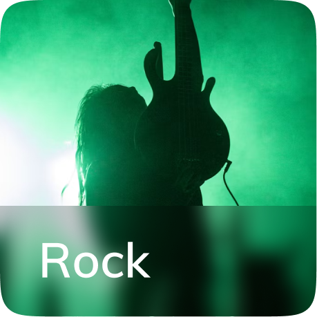 Mainstream rock hits from 2000 to today: Foo Fighters, The Black Keys, Weezer, etc.