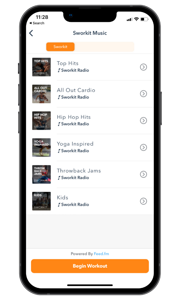 Sworkit Music Powered by Feed.fm Sworkit Music Powered by Feed.fm