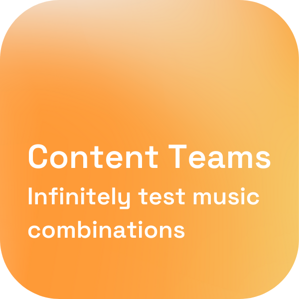 UMS Content teams test many music combinations