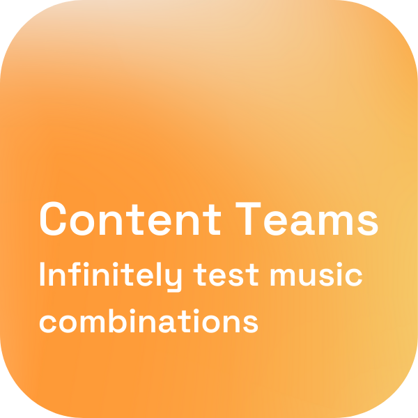 UMS Content teams test many music combinations