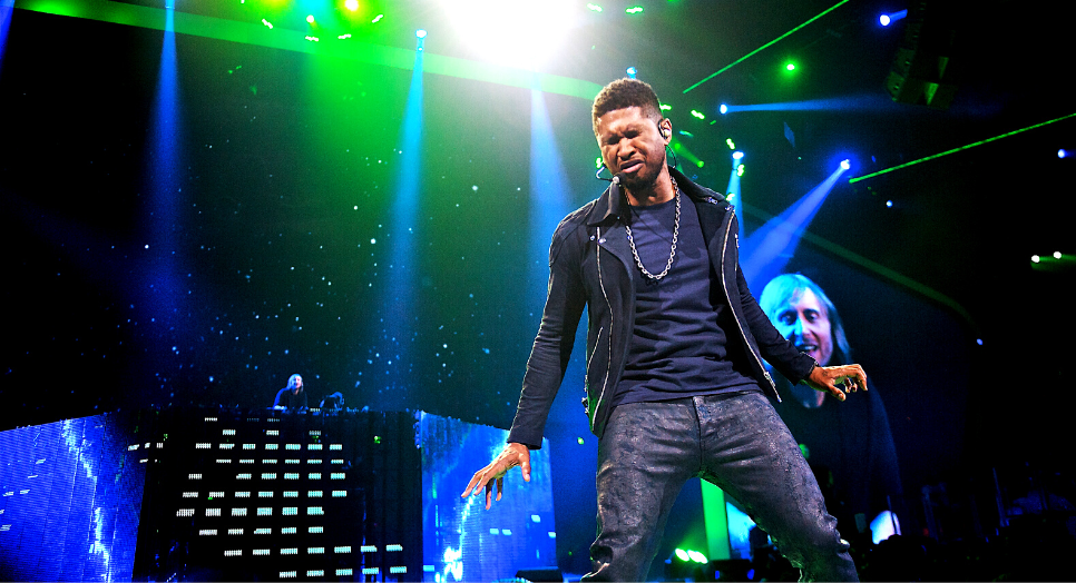  Usher performs love songs to crowd photo credit Shutterstock.com