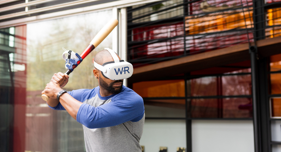 WIN Reality virtual reality baseball batting practice app with Feed.fm VR music integration 